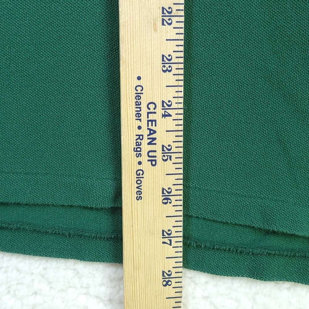 Polo Ralph Lauren Polo Shirt Mens Large Green Custom Slim Fit Short Sleeve - Picture 6 of 9
